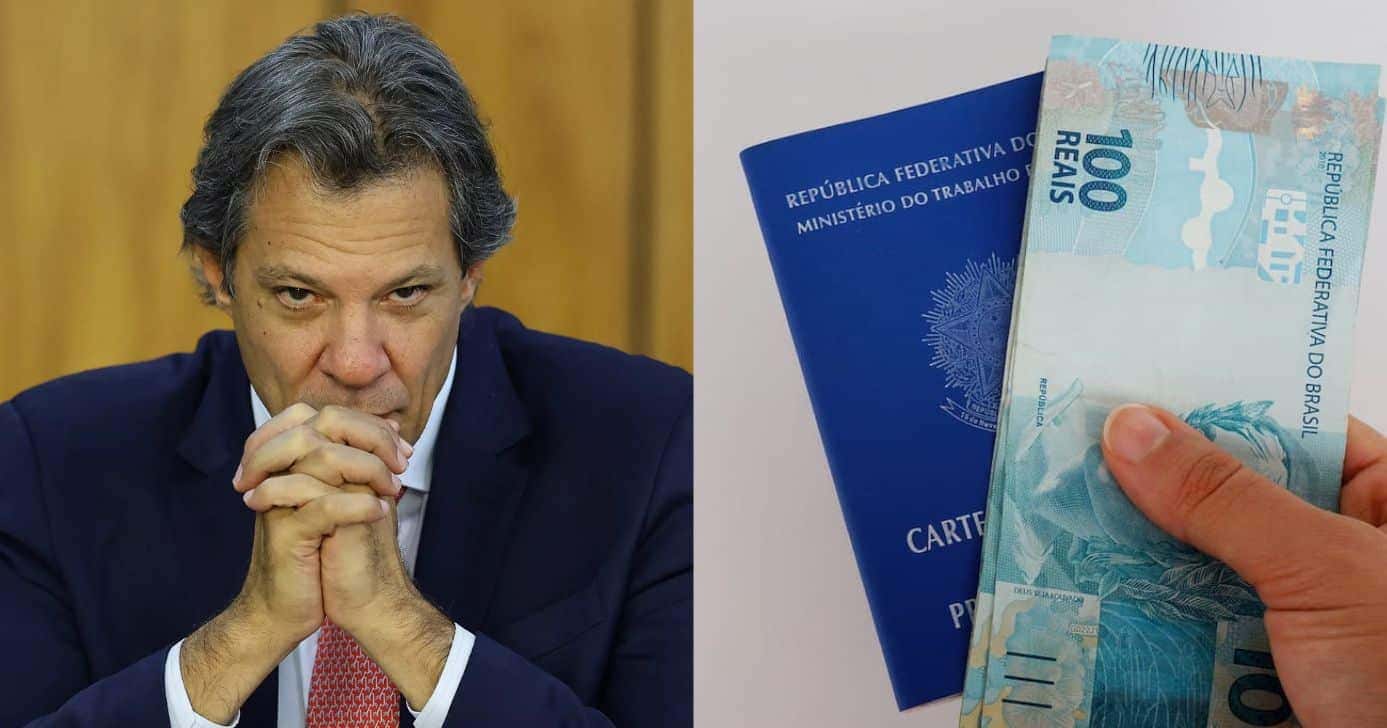 Canetada ultrapassa Haddad e garante salário mínimo de R$1844 (Reprodução/Brasil 247/Salario)