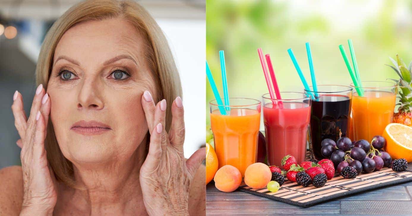 Suco traz pele sem rugas e bomba de colágeno (Reprodução/Montagem/Canva)