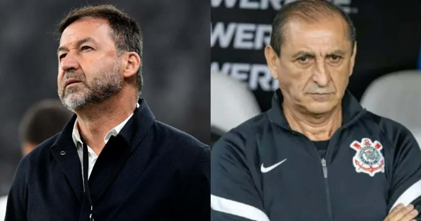 Corinthians: Augusto Melo - Ramón Díaz (Foto: Reprodução/Montagem TV Foco)