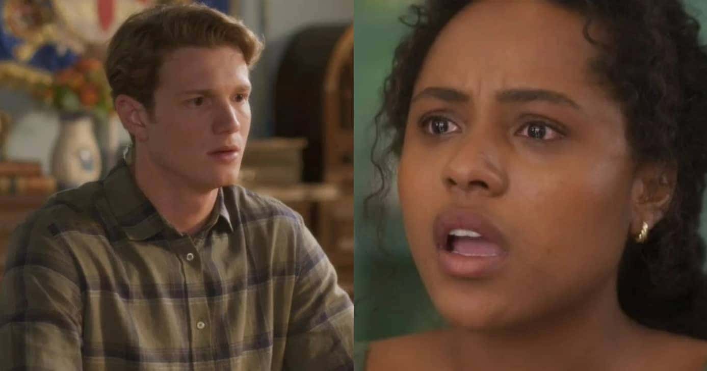 Garota do Momento: Beto à beira da morte e Beatriz apunhalada (Foto: Reprodução/Montagem TV Foco)