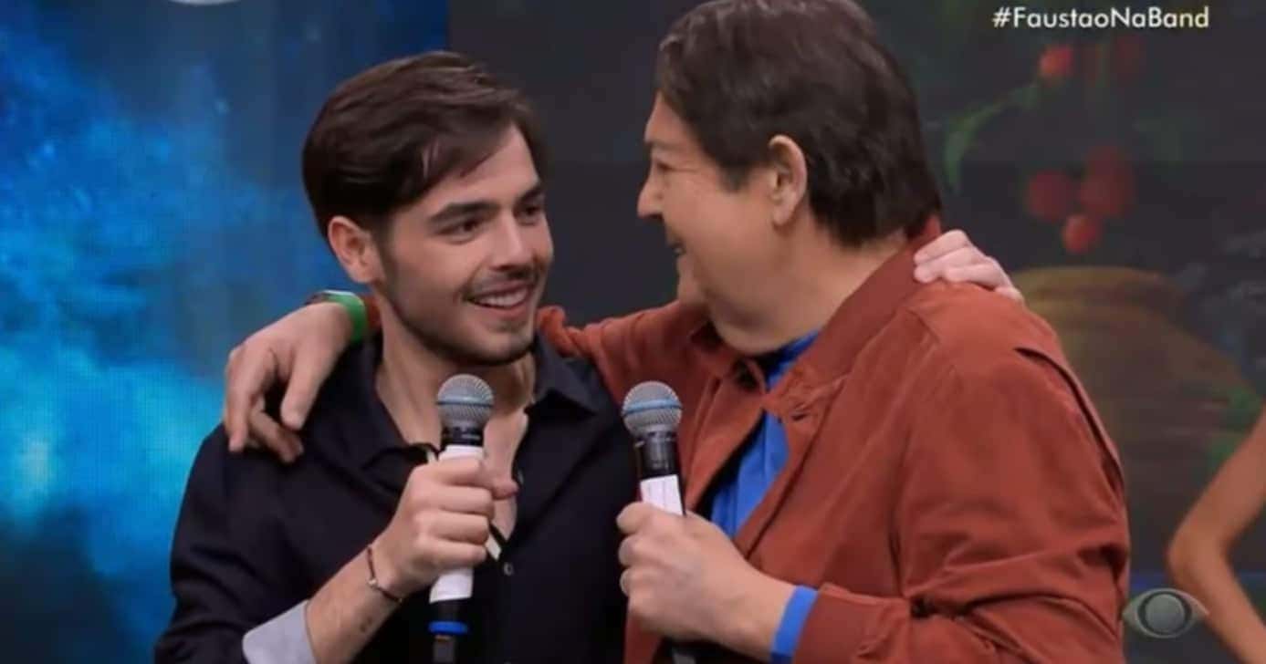 João Guilherme ao lado do pai (Foto: Internet)