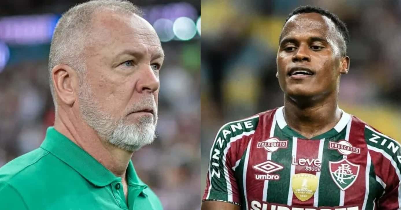 Mano Menezes sofre com possível saída de Arias (Foto: Reprodução/Montagem TV Foco)