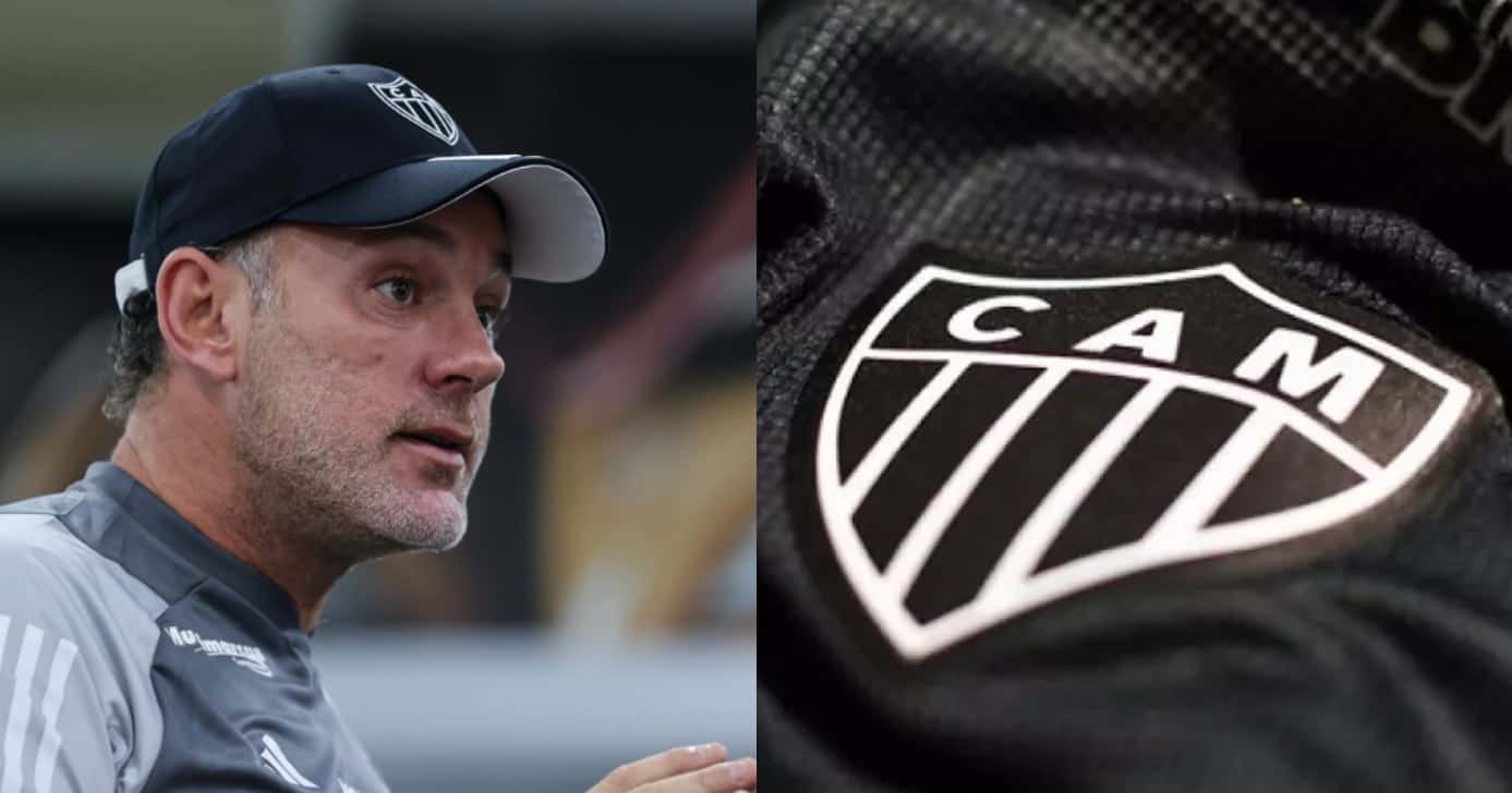 Gabriel Milito no Atlético-MG (Foto: Pedro Souza)