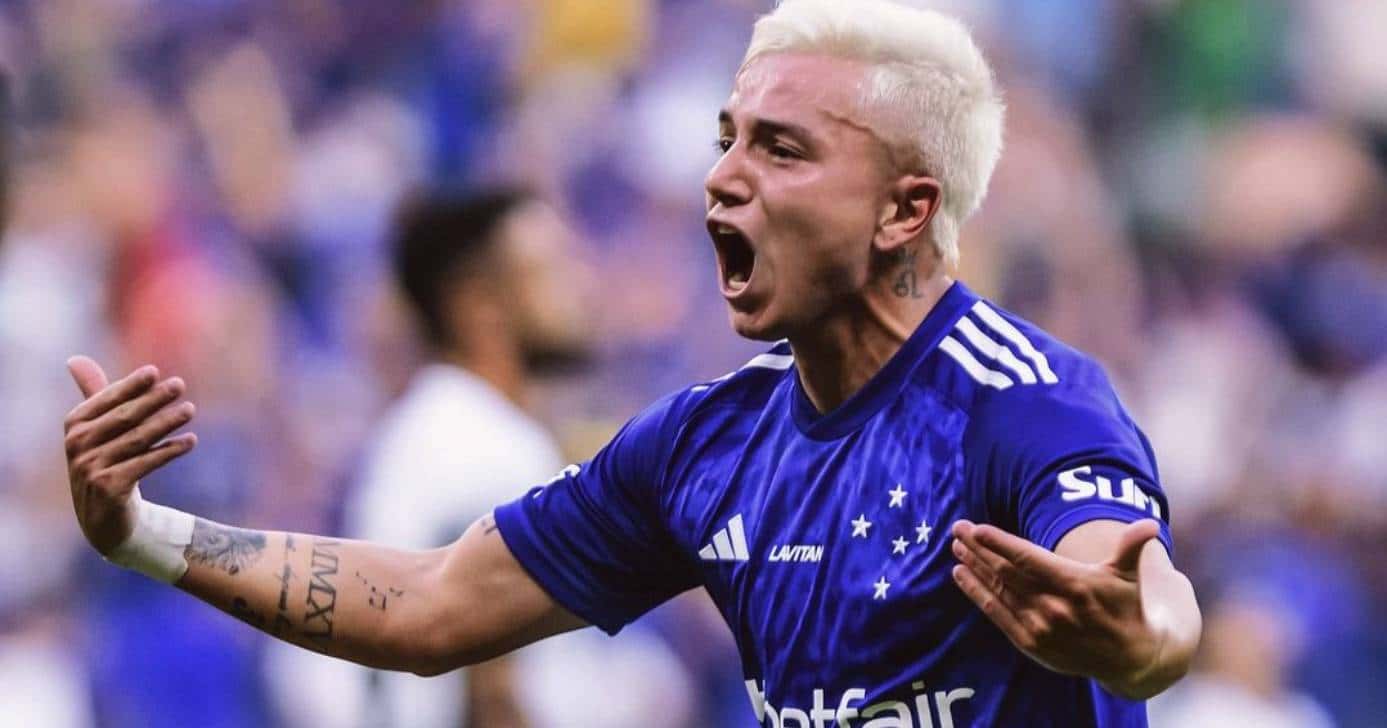 O jogador Barreal atua pelo Cruzeiro (Foto: Reprodução/Instagram)