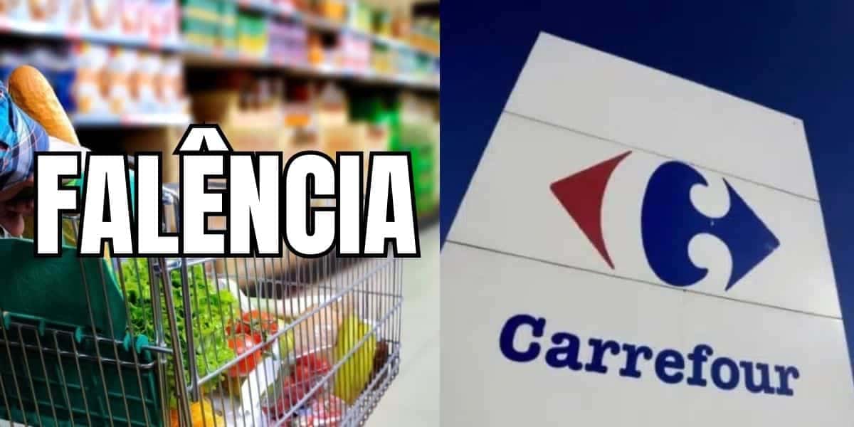 Falência de rede de supermercados tão popular quanto o Carrefour (Foto: Internet)