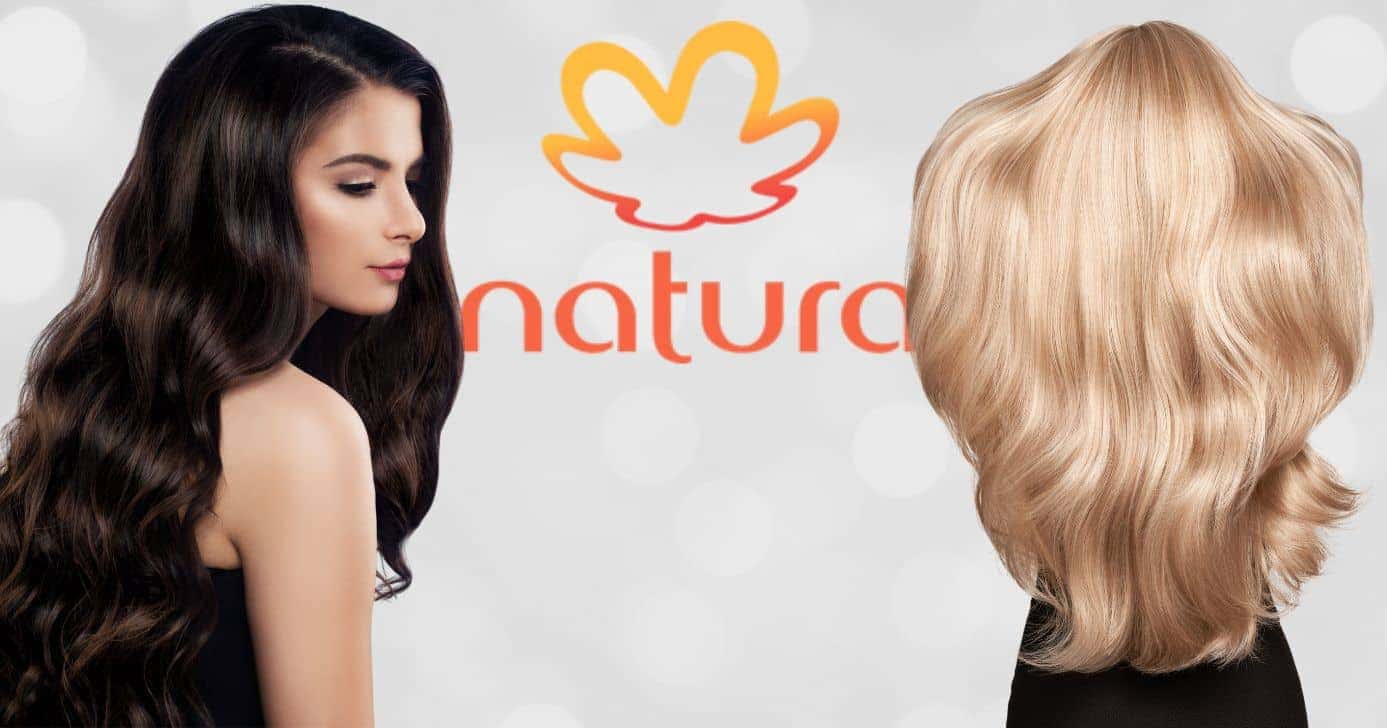 Modelos e logo da Natura (Fotos: Reproduções / Canva / Internet)