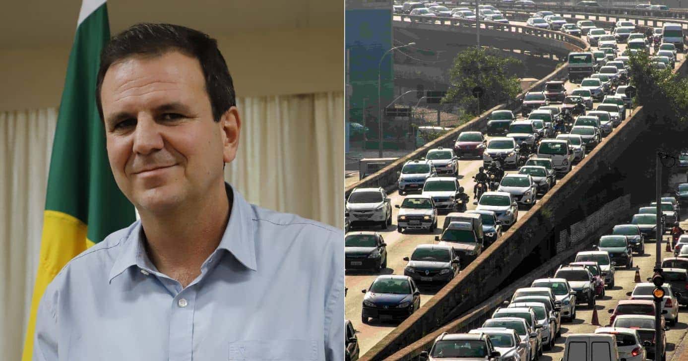 Eduardo Paes - Lei de trânsito que atinge motoristas no RJ (Reprodução/UOL Notícias/Trisul)