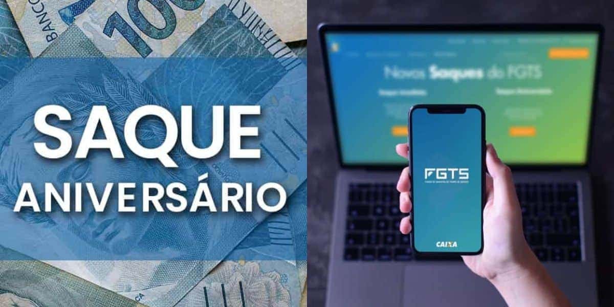 Saque-aniversário do FGTS está liberado aos nascidos em junho (Reprodução: Montagem TV Foco)