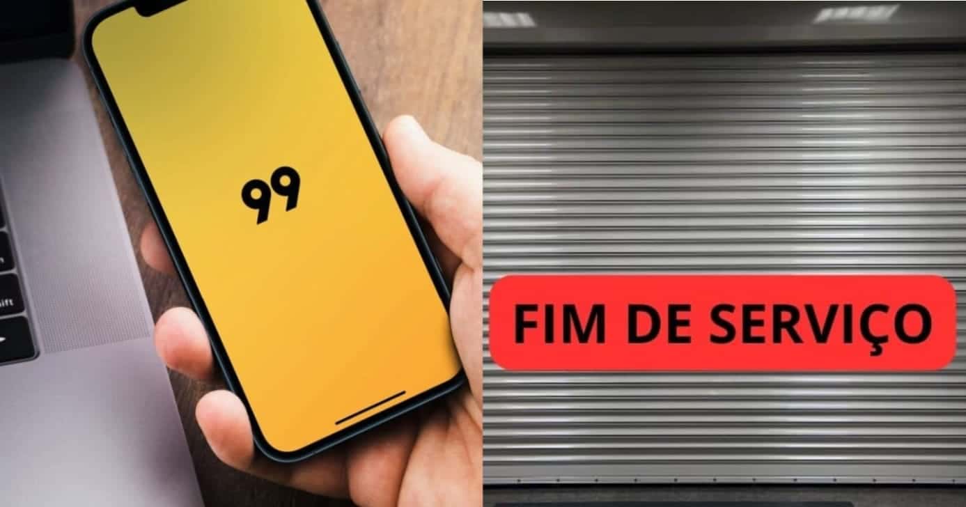 99 anuncia FIM de serviço popular - (Foto: Montagem / TV FOCO)