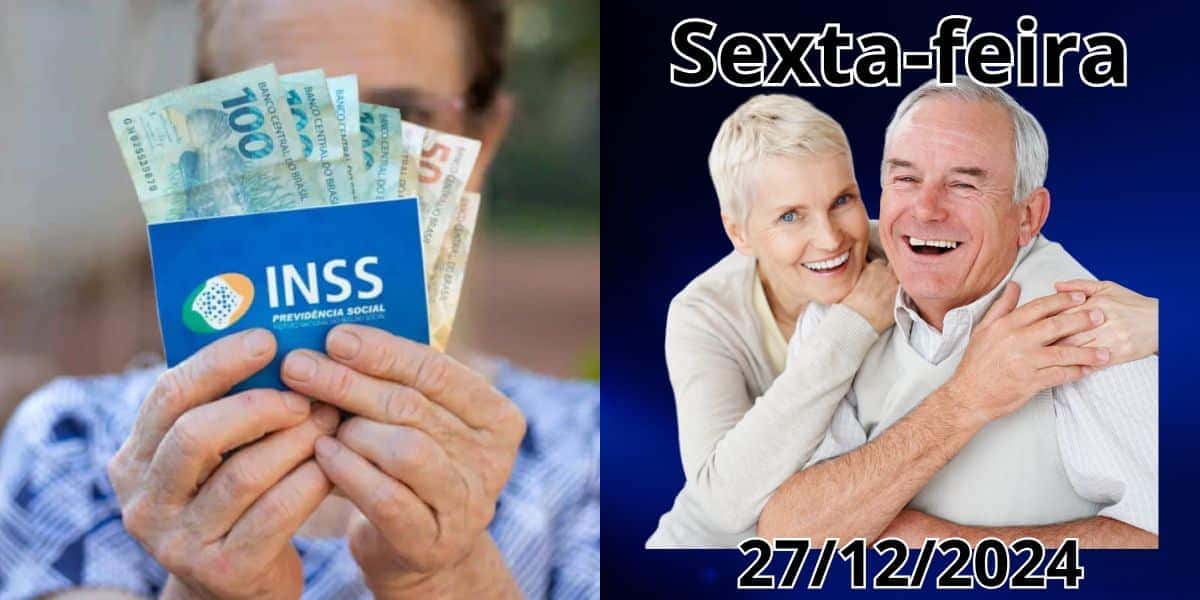 INSS confirma presente aos aposentados na última sexta de 2024 (Reprodução: Montagem TV Foco)