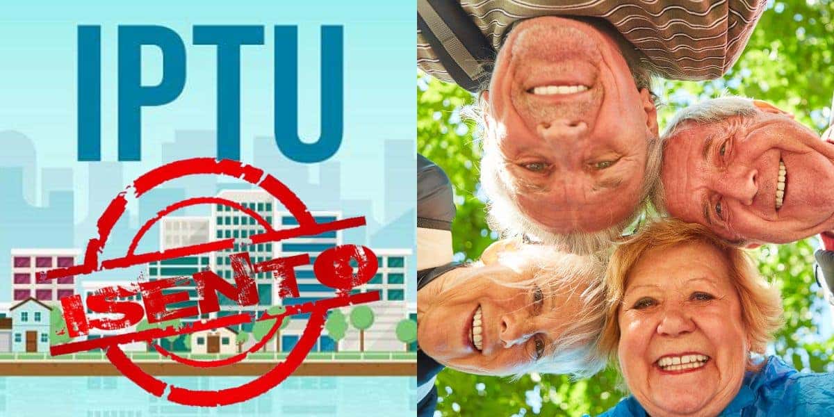Idosos com isenção de IPTU (Reprodução: Montagem TV Foco)