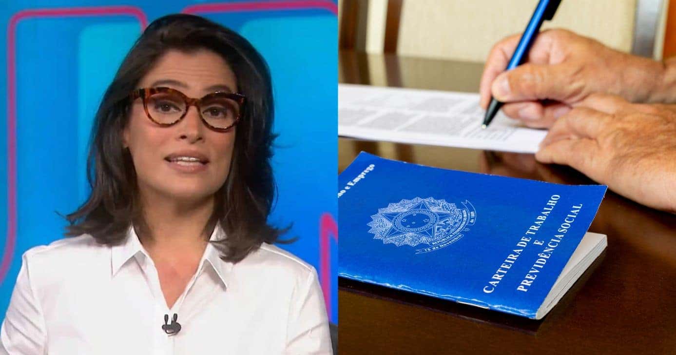 Renata Vasconcellos deu notícia no Jornal Nacional (Foto: TV Globo)