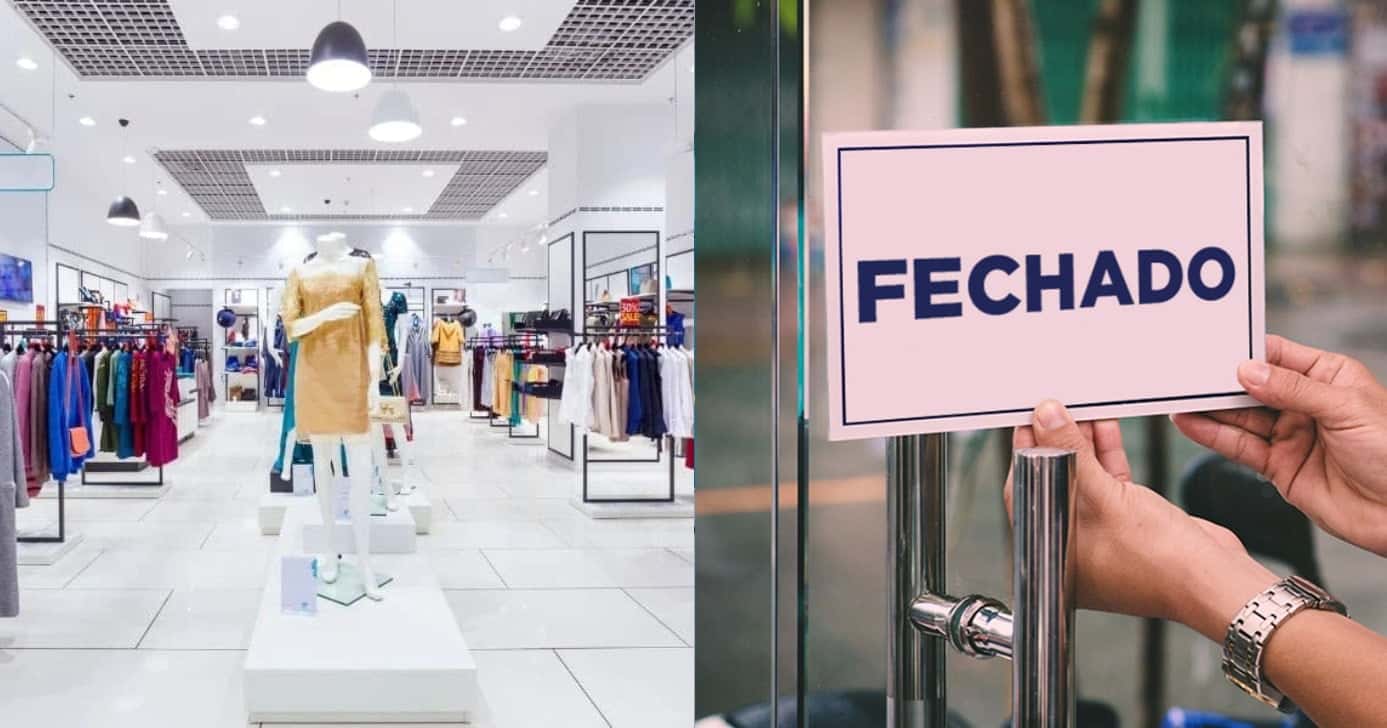 A falência de grande loja em shopping (Foto: Divulgação)