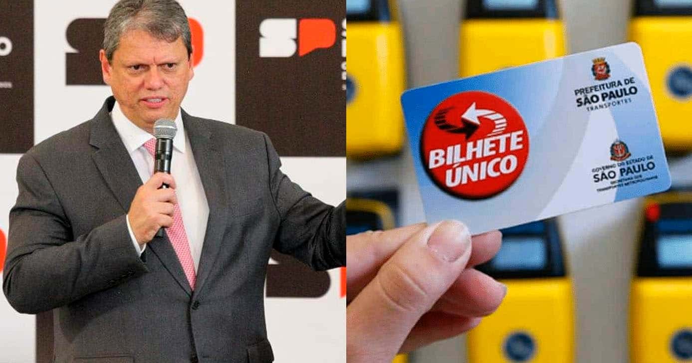 Bilhete único - São Paulo - Tarcísio (Foto: Reprodução)
