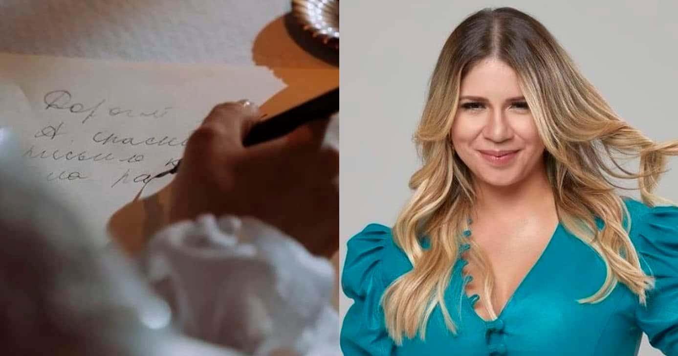 Carta psicografada de Marília Mendonça (Foto: Reprodução)