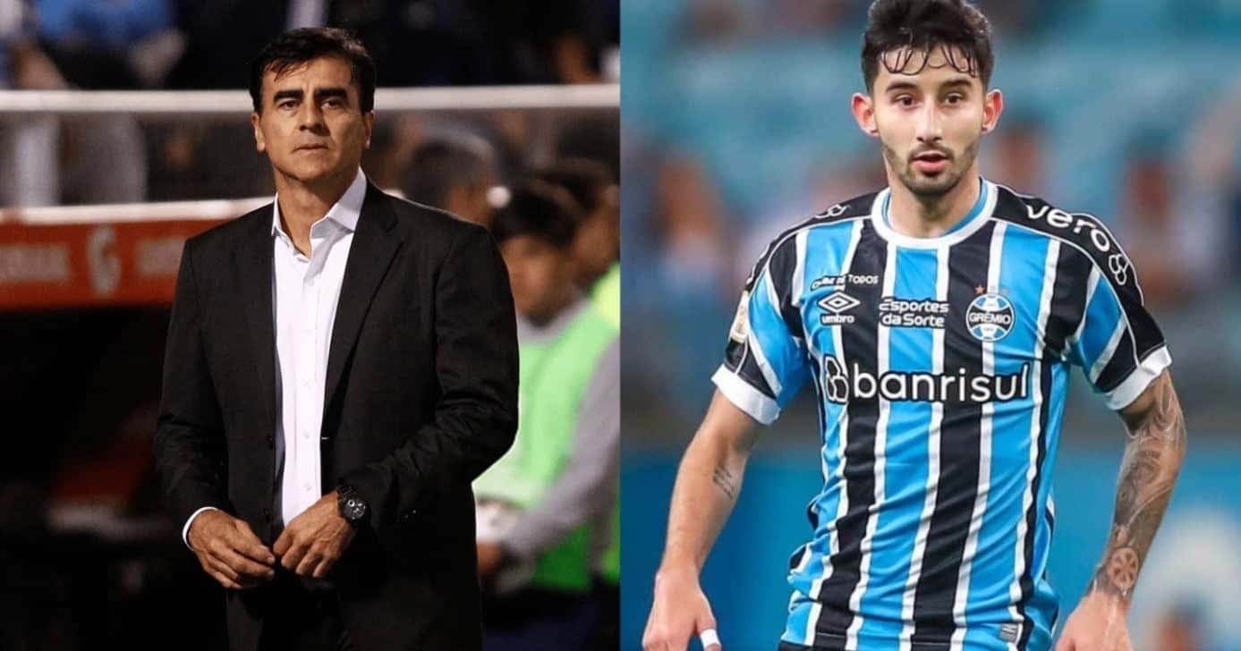 Quinteros e Villasanti do Grêmio (Foto: Divulgação)