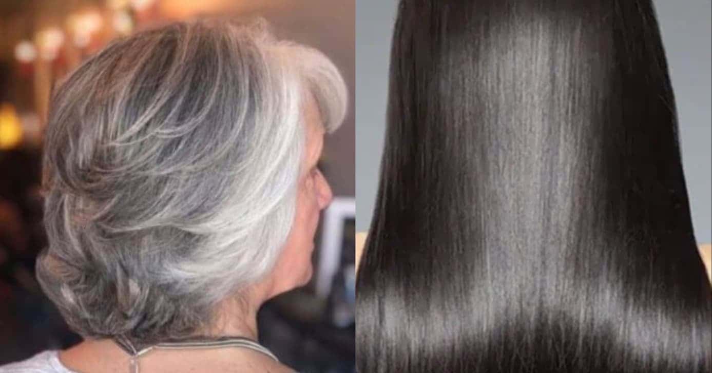 Receita para cabelo grisalho - Foto: Montagem/TV Foco