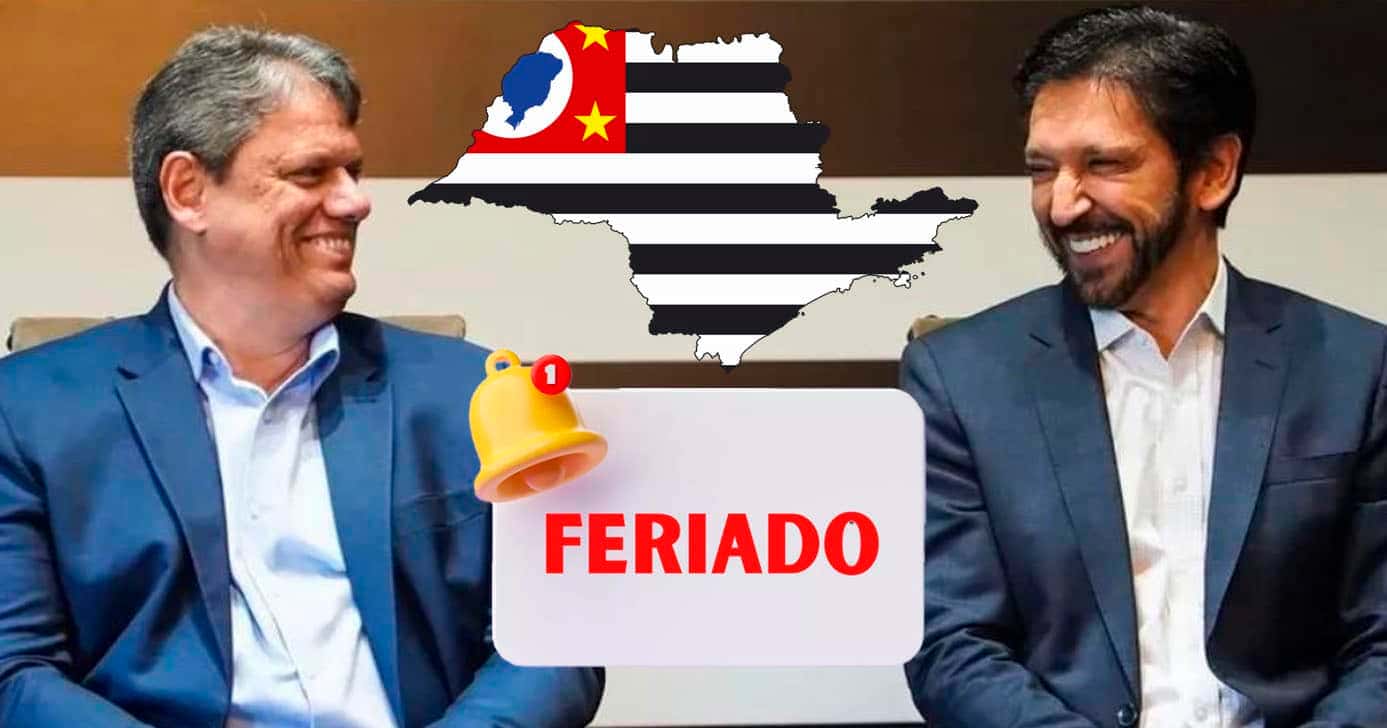 São Paulo - Feriado- Tarcísio e Nunes (Foto: Reprodução)