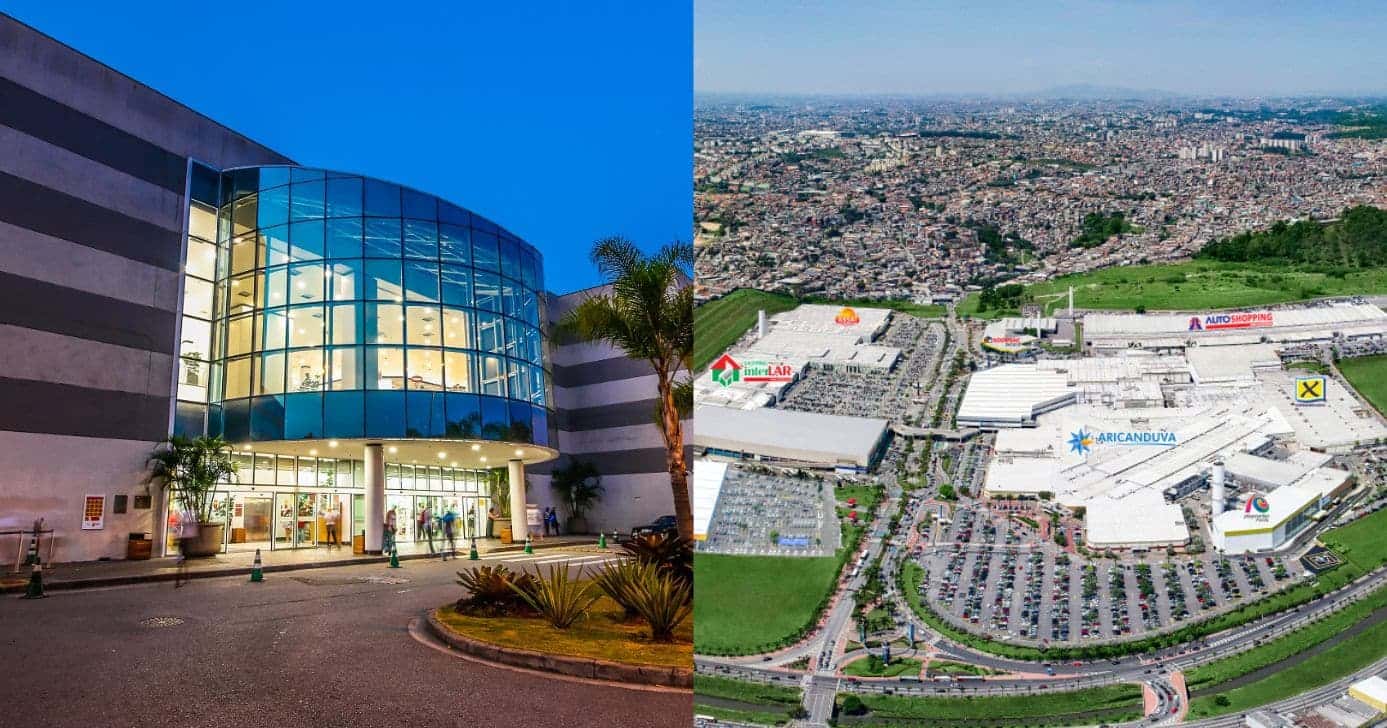 Shopping Itaquera e Aricanduva (Foto: Reprodução / sites oficiais)