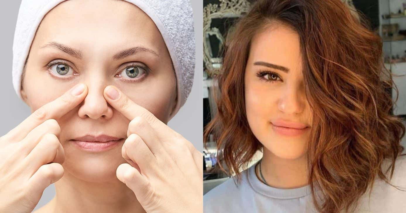 Cortes de cabelo para mulheres disfarçarem o nariz grande (Reprodução/Montagem TV Foco/Canva)