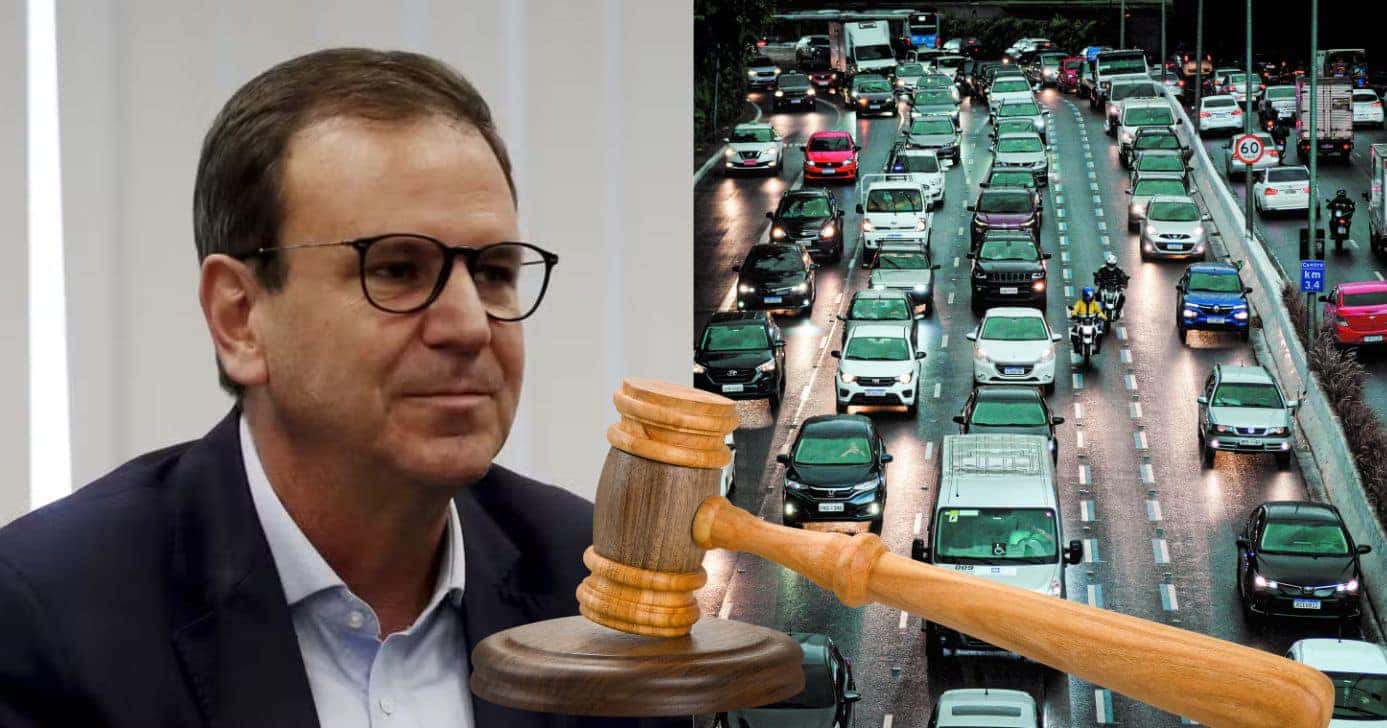 Eduardo Paes crava lei de trânsito no RJ com multa de R$1 mil (Reprodução/Montagem TV Foco/Canva)
