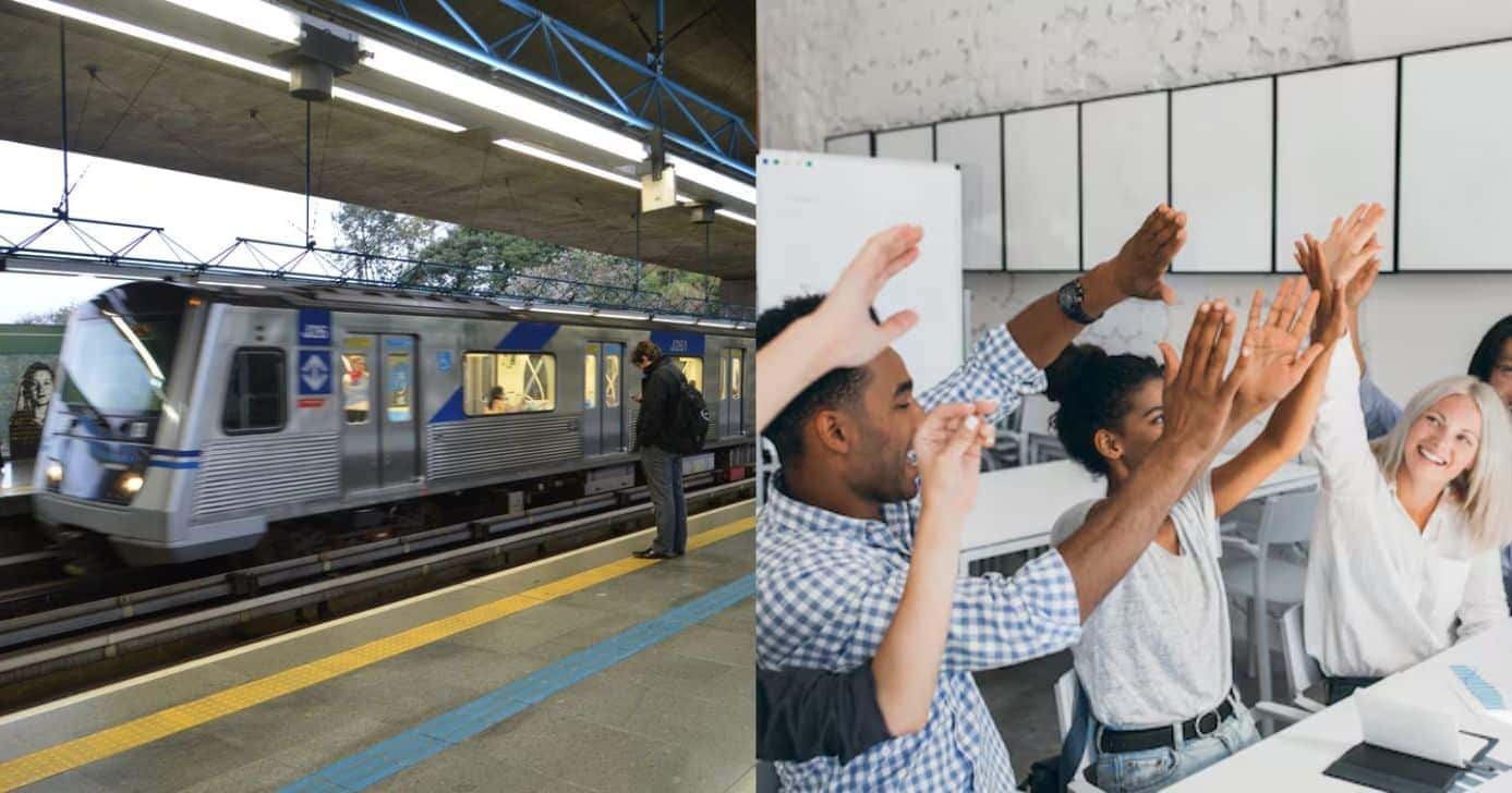 Lei crava ônibus e metrô de graça pra trabalhadores (Reprodução/Montagem TV Foco/canva/Freepik)