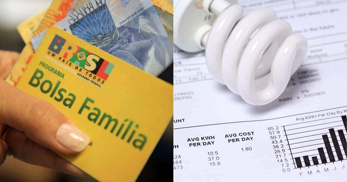 Desconto de 100% na conta de luz chega a CPFs do Bolsa Família (Reprodução/Montagem TV Foco/Canva)