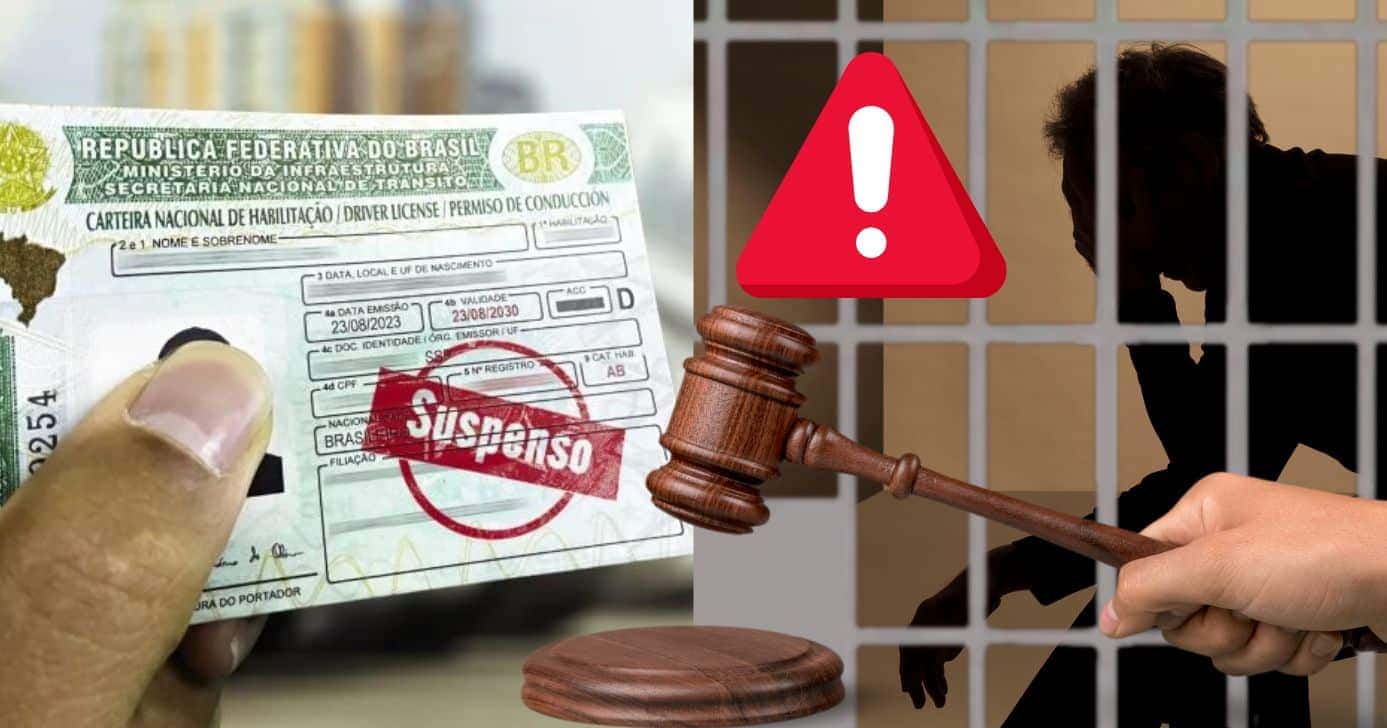 Lei em vigor crava alerta a CNH e cadeia para motoristas em 2025 (Reprodução/Montagem TV Foco/AutoPapo/Canva)