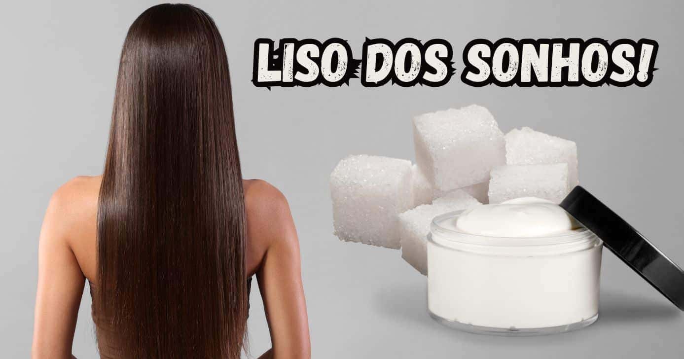 Mistura com açúcar e +1 ingredientes alisa até a raiz do cabelo (Reprodução/Montagem TV Foco/Canva)