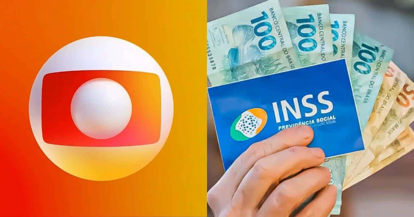 Jornal da Globo confirma saque extra no INSS para 109M (Reprodução/Montagem TV Foco/Canva)