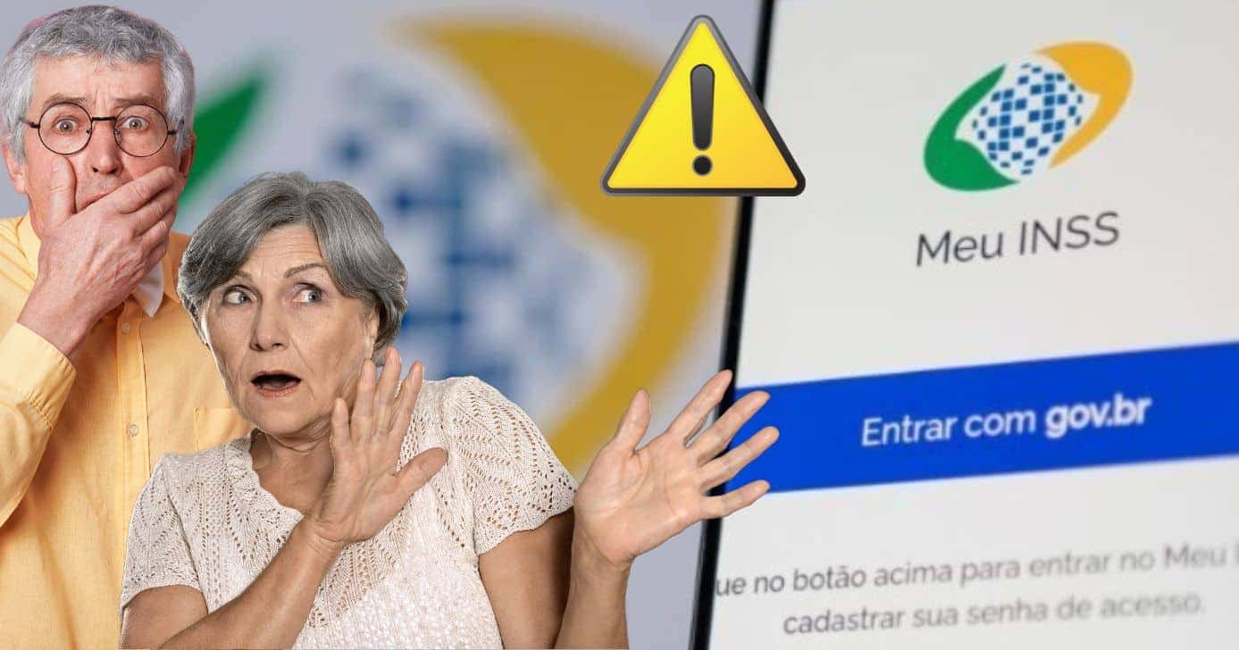 Aposentados e aplicativo do INSS (Foto: Reprodução / Canva / Montagem TV Foco)