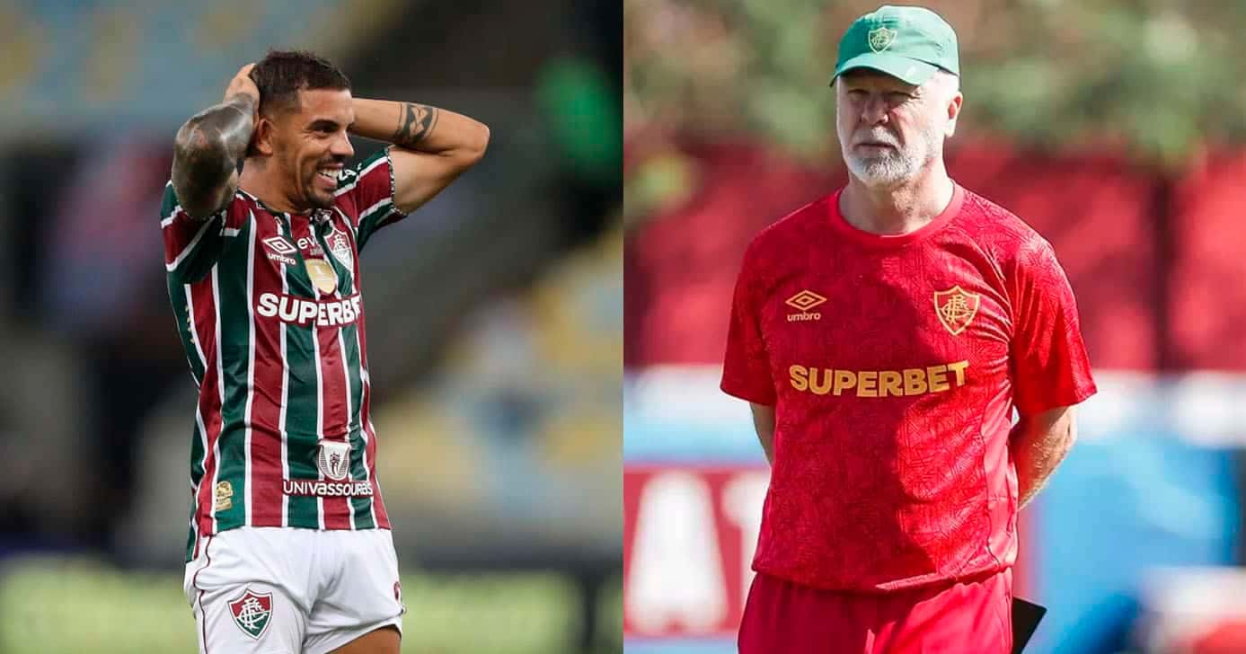 Terans (Foto: Getty) - Mano Menezes (FOTO: LUCAS MERÇON / FLUMINENSE F.C.) - Fluminense