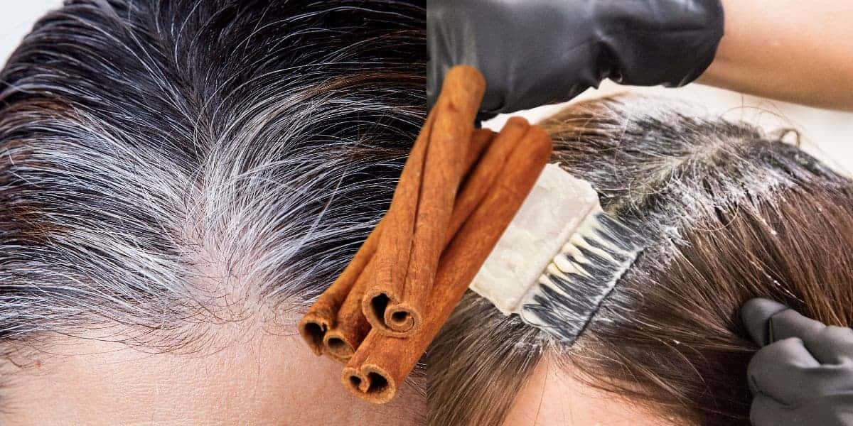 Dê adeus ao cabelo branco com essa tinta com canela (Reprodução: Montagem TV Foco)