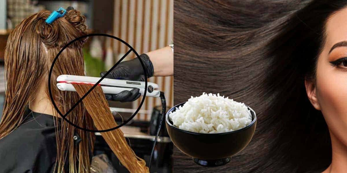 Alise o cabelo com arroz e mais 1 ingrediente (Reprodução: Montagem TV Foco)