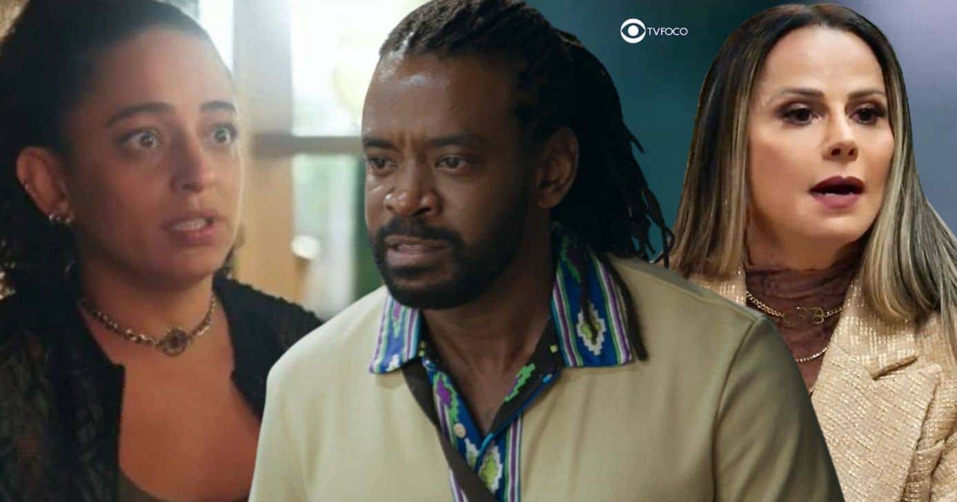 Cacá, Jão e Rosana em Volta por Cima (Foto: Reprodução / Globo / Montagem TV Foco)