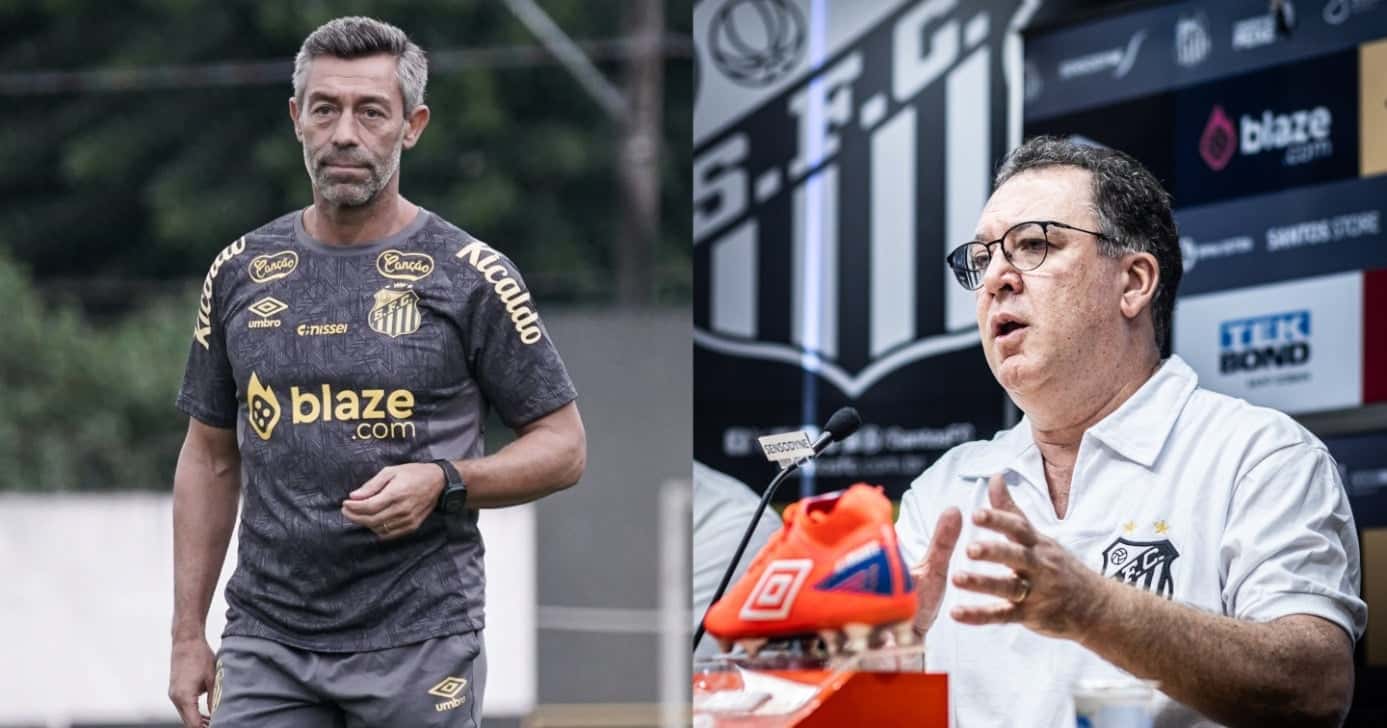 Santos 'expulsa' atacante multimilionário e Teixeira está ciente - (Montagem / TV FOCO)