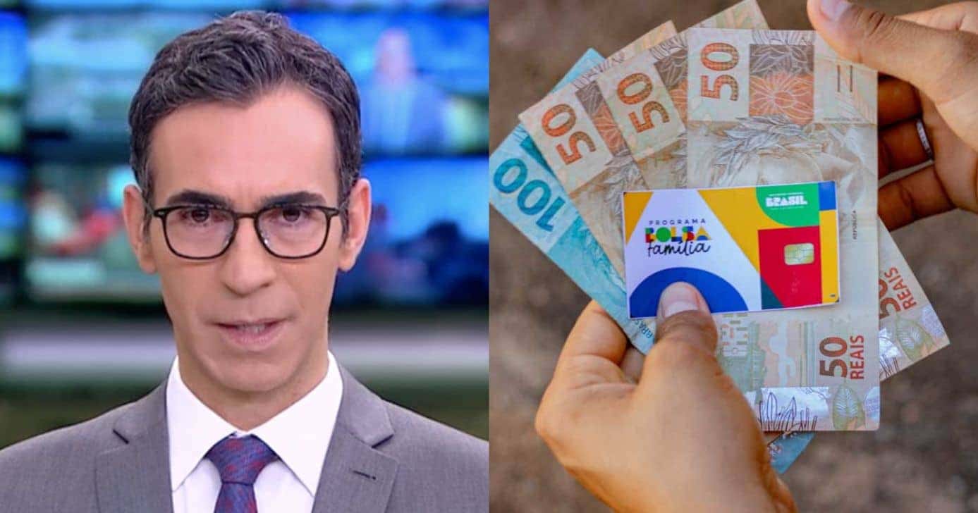 César Tralli deu notícia no Jornal Hoje (Foto: Reprodução)