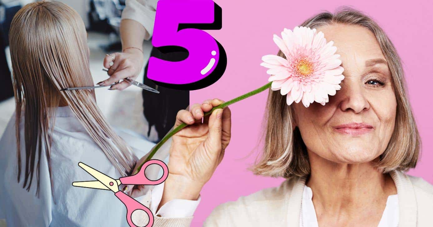 Corte de cabelo que realça o grisalho (Foto: Reprodução / Canva / Montagem TV Foco)