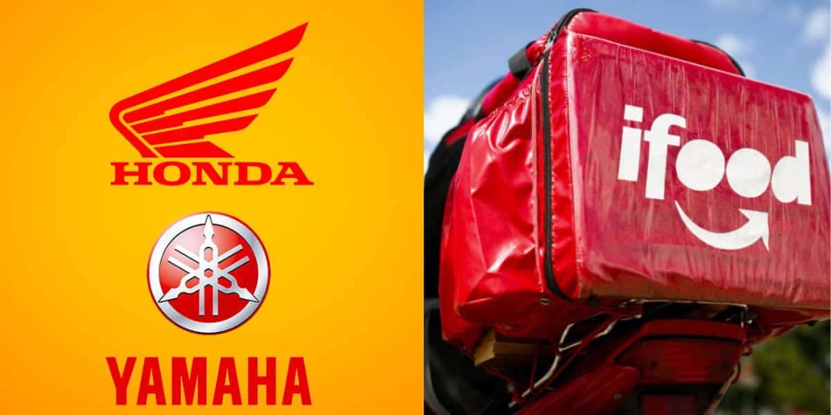3 motos por menos de R$10 mil para entregadores do iFood (Reprodução: Montagem TV Foco)