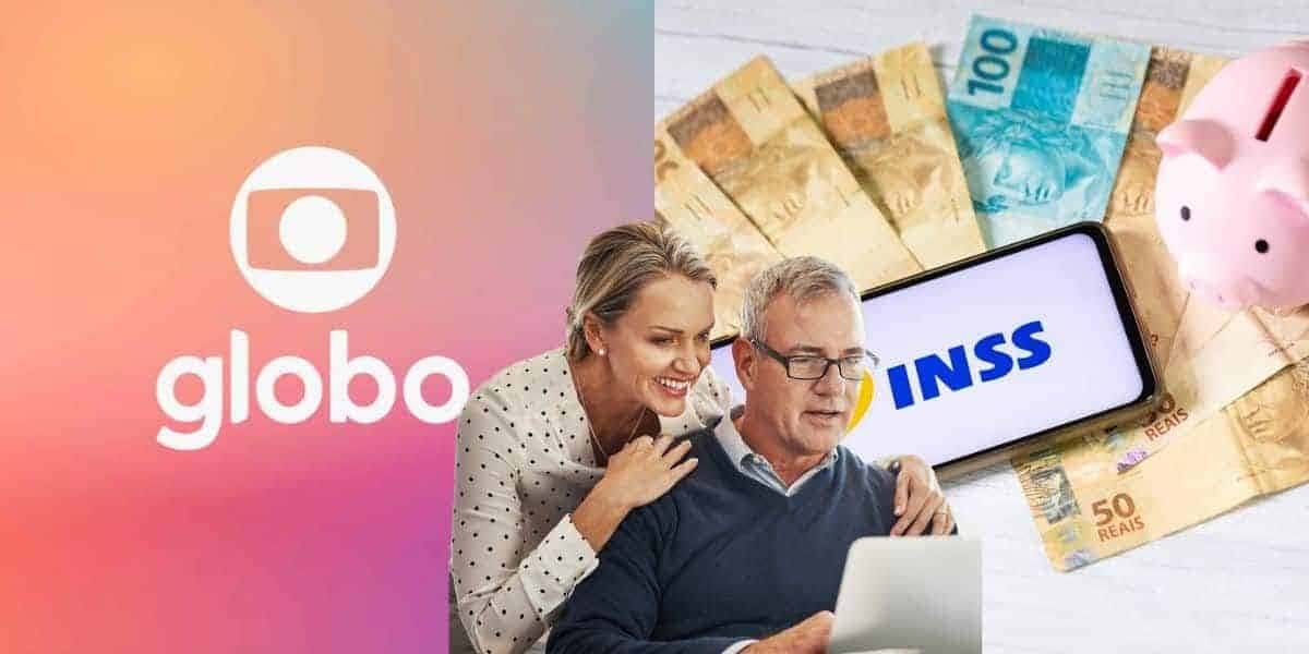 Globo confirmou uma vitória do INSS aos aposentados nesta terça (Reprodução: Montagem TV Foco)