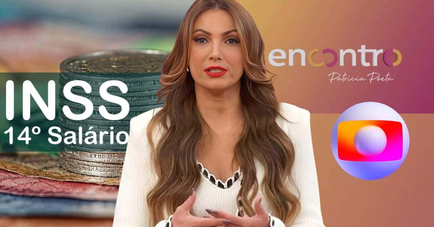 INSS e Patrícia Poeta (Foto: Reprodução / Globo / Gov / Montagem TV Foco)