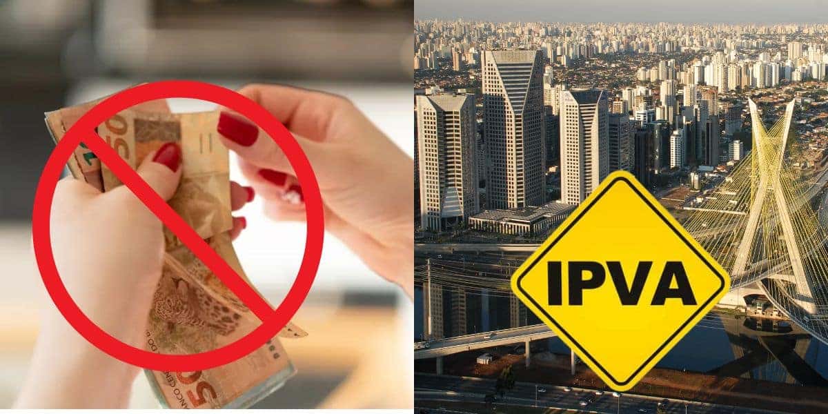 IPVA isento em São Paulo à lista de motoristas (Reprodução: Montagem TV Foco)
