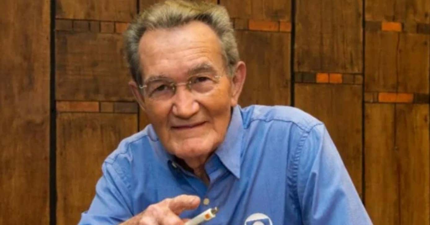 Urgente: Aos 92 anos, Léo Batista é internado em estado grave (Foto: Reprodução/Globo)