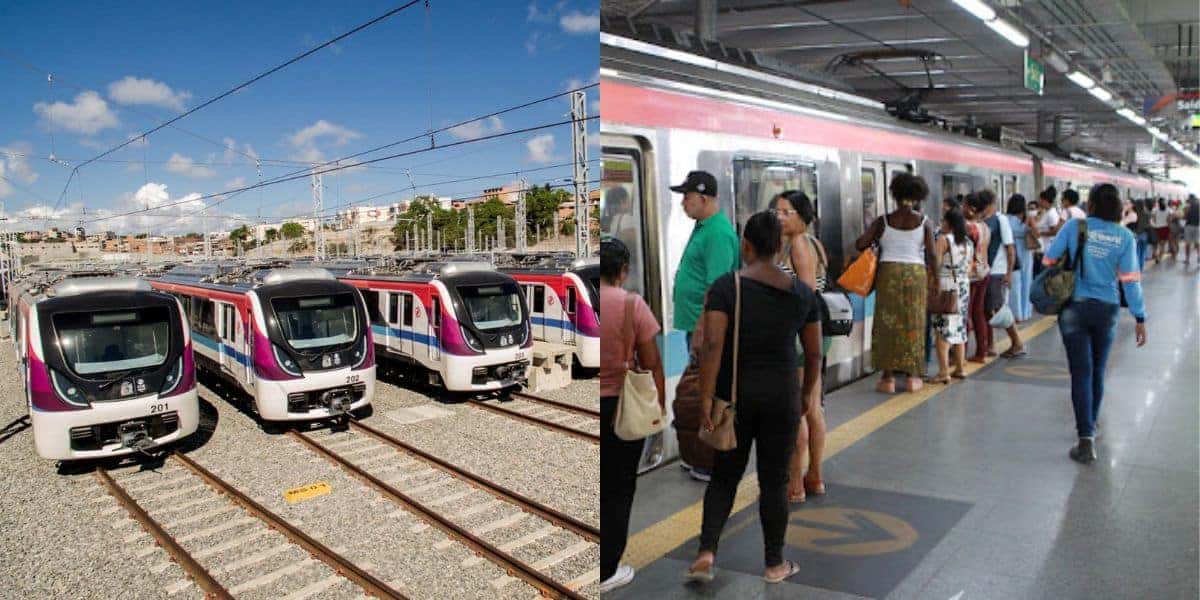 Nova linha de metrô para festa de CLTs (Reprodução: Montagem TV Foco)