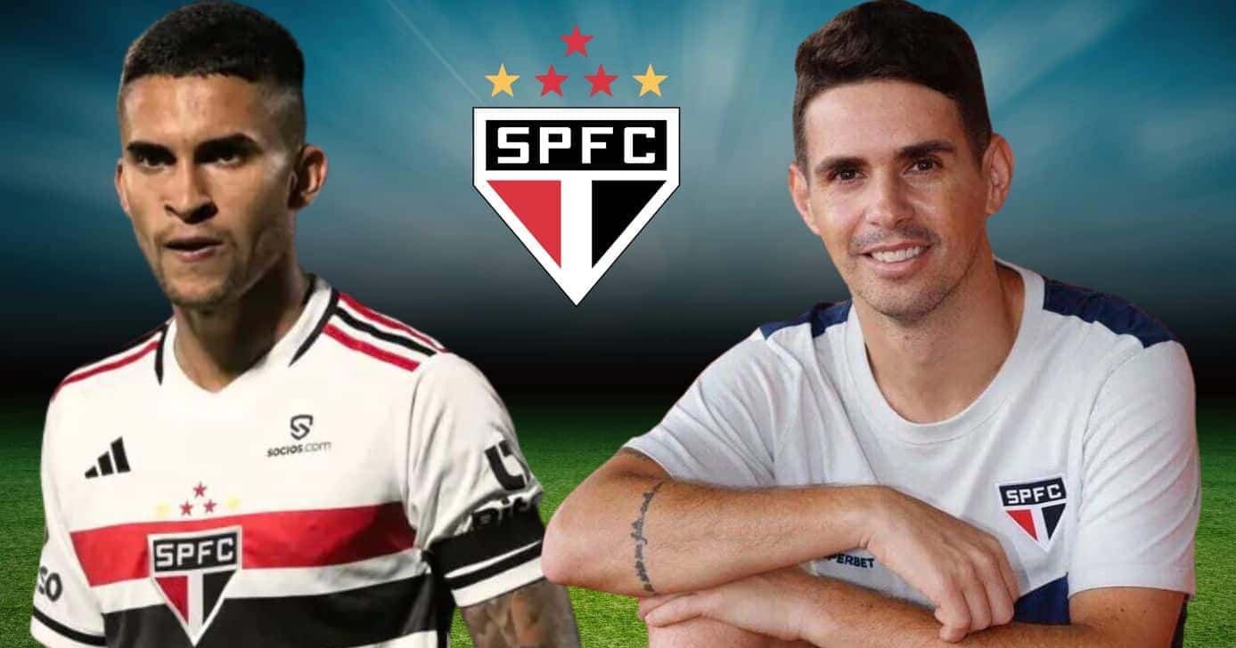Rodrigo Nestor e Oscar (Foto: Reprodução / São Paulo / Montagem TV Foco)