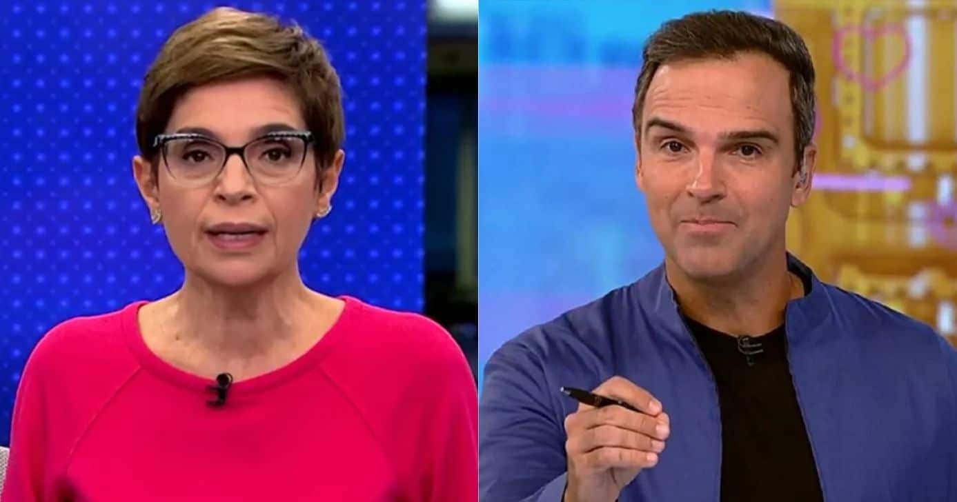 Renata Lo Prete e Tadeu Schmidt (Foto: TV Globo)