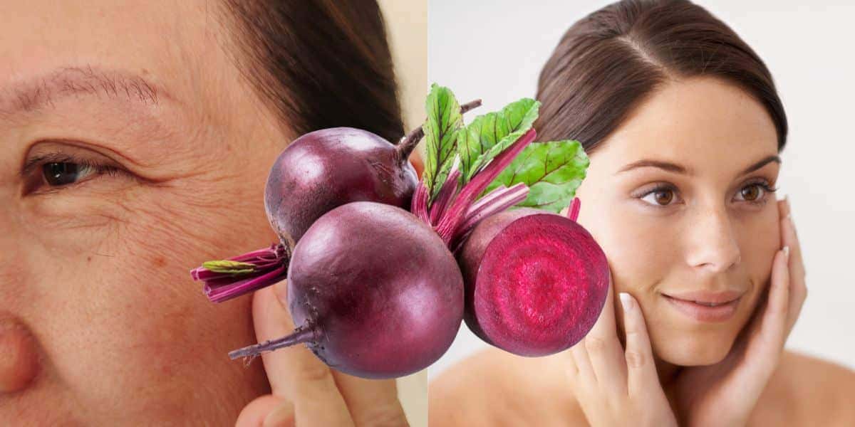 Fim das rugas com suco de beterraba (Reprodução: Montagem TV Foco)