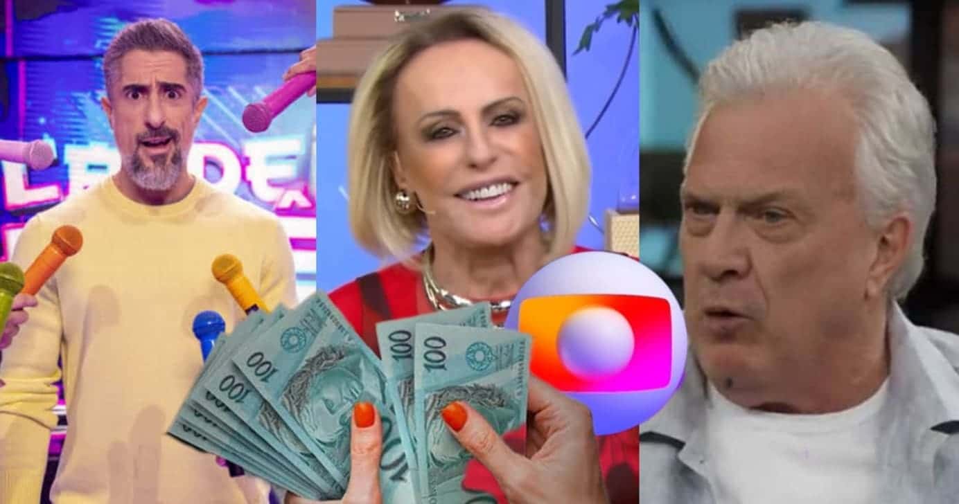 Mais de R$2M por mês: Respire fundo antes de ver os salários de Mion, Ana Maria e Bial na Globo em 2025 (Fotos: Reprodução/ TV Globo/ Montagem TV Foco)