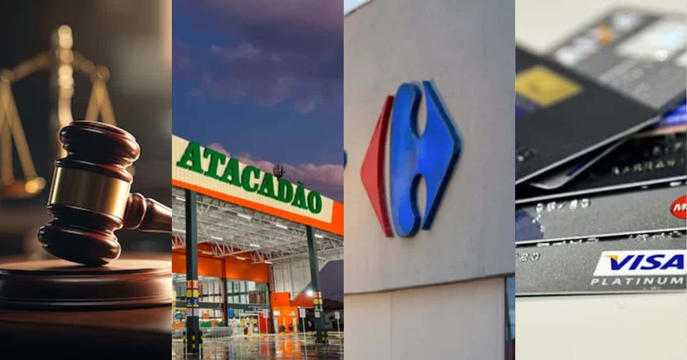 Lei acerta Atacadão, Carrefour e usuário dos cartões (Foto: Montagem)
