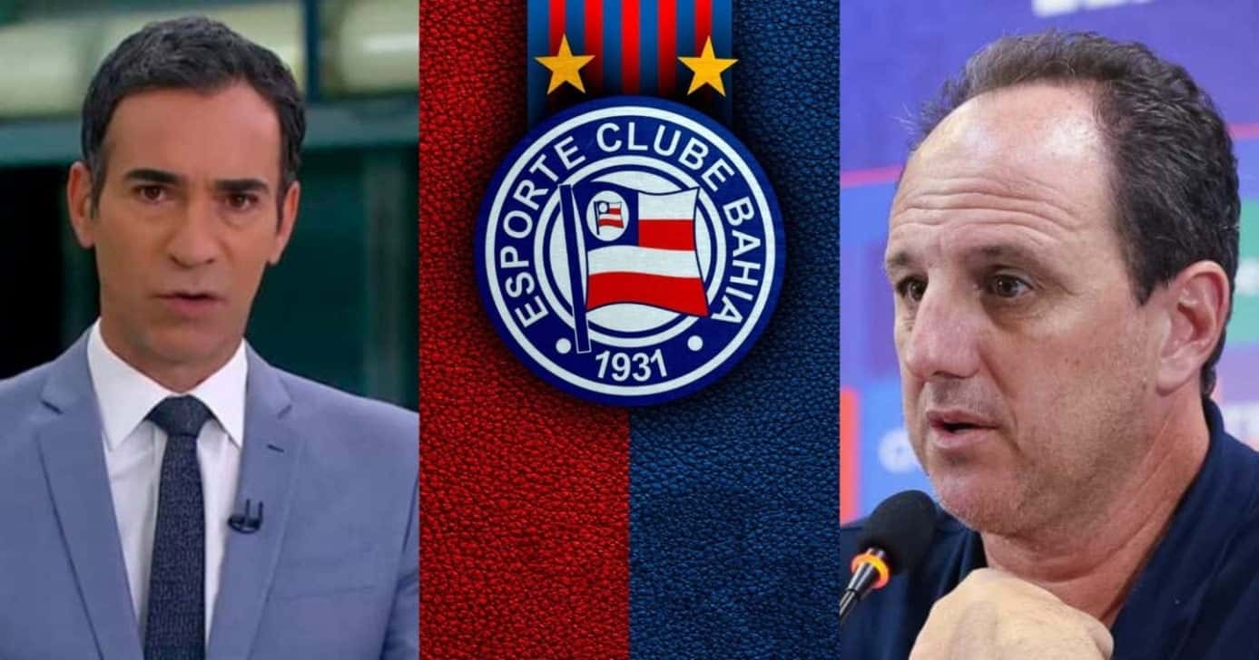 Tralli paralisa JH com grande vitória a Rogério Ceni e trunfo no Bahia em 2025 - Foto: Montagem